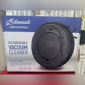 Eterna Home Essentials Black Rechargeable Vacuum Cleaner